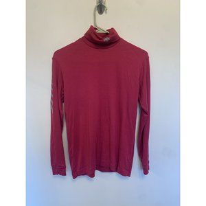 Descente Ski Turtleneck pullover Pink mens size S vintage